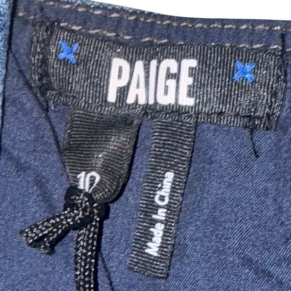 NWT women’s PAIGE X REVOLVE Giulia Denim Ariel Midi Dress with belt size 10 - Picture 8 of 12